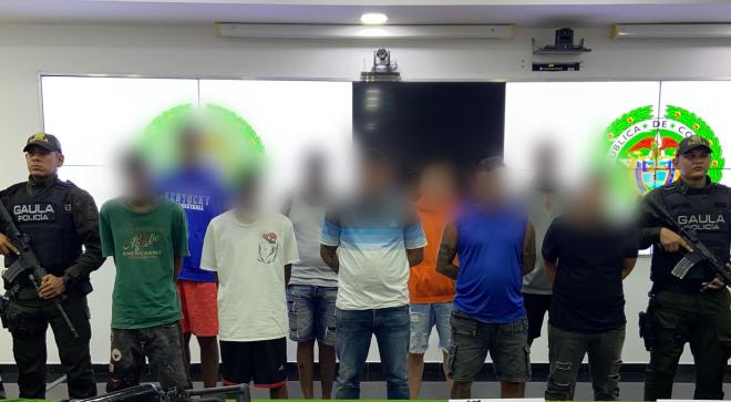 En total, 11 personas fueron puestas a disposición de autoridad competente.