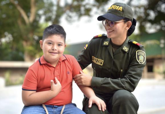 Ángel, la vida de la auxiliar de policía Danna Vélez