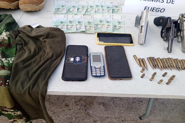 elementos incautados