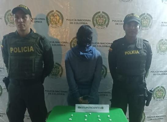 Capturada con estupefacientes en La Tebaida