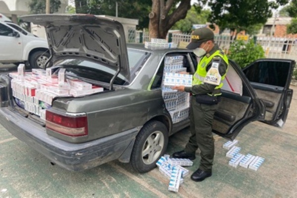 En las vías del Cesar aprehendimos mercancías de contrabando