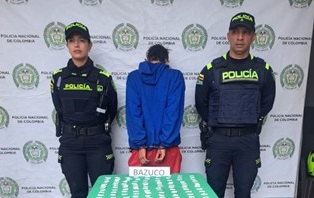 Fue sorprendido portando la sustancia estupefaciente
