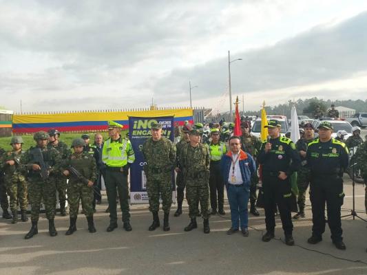 En Cundinamarca dispusimos de 6.448 uniformados para el plan ‘Semana Santa por la Vida’.