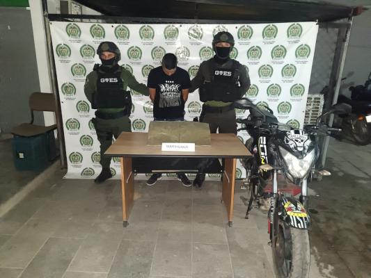 En Granada, Meta, captura por tráfico de estupefacientes 