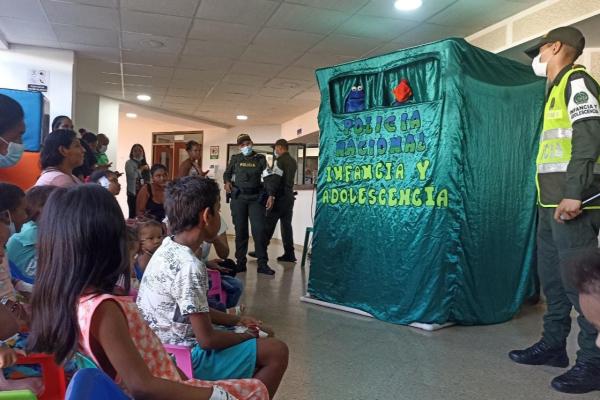 Realizamos actividades lúdicas con niños