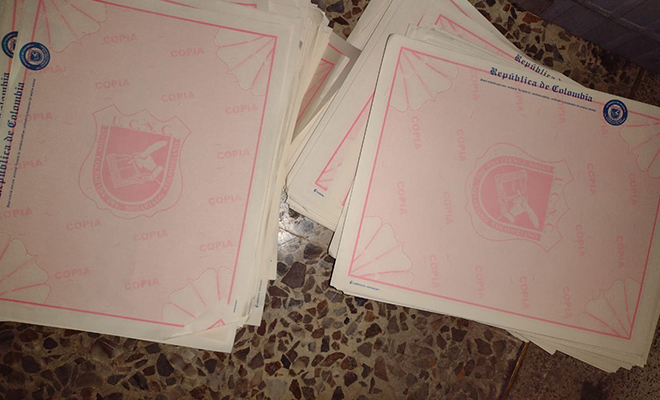 escrituras incautadas por estafa