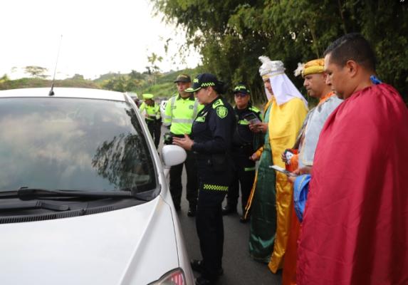 Estamos presentes para garantizar la movilidad y seguridad del “puente de reyes”