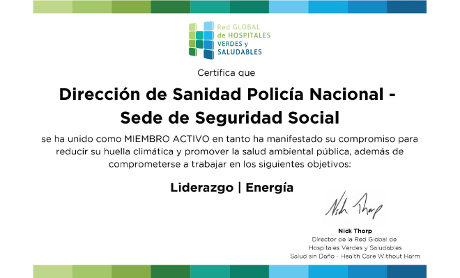 Este logro fue otorgado tras participar en el proyecto Estimación de la Huella de Carbono del Sector Salud.