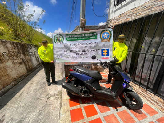 Realizamos extinción de dominio afectando las finanzas del grupo de delincuencia común organizado conocido como “Sierra”