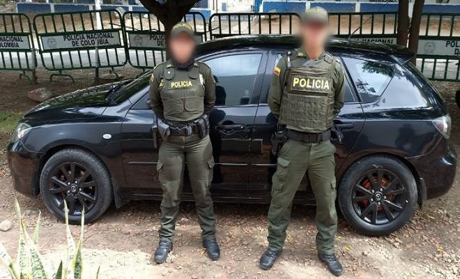 Vehículo hurtado recuperado 