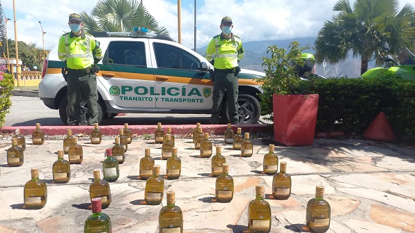 Cerca de 2.000 botellas de licor extranjero fueron incautadas 