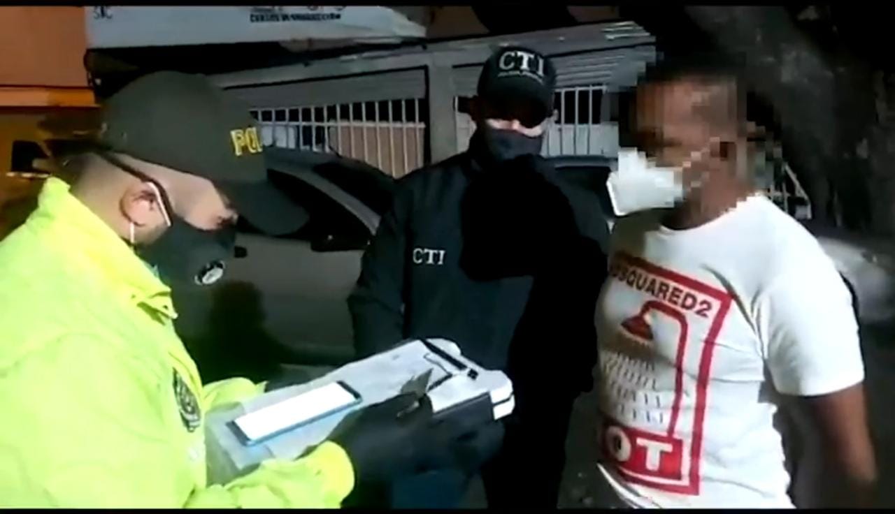 Captura Cali Contrabando mercacía