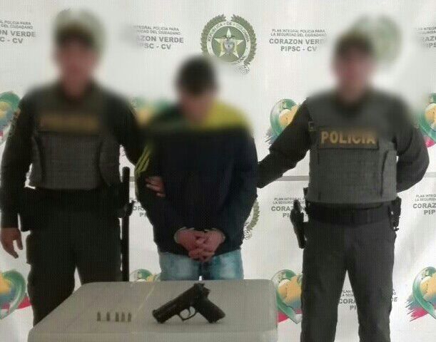 Capturado por disparar de manera indiscriminada con un arma de fuego