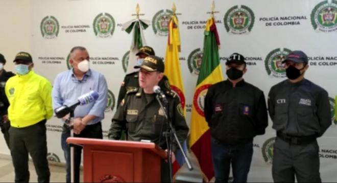 Rueda de prensa capturados homicida Policía