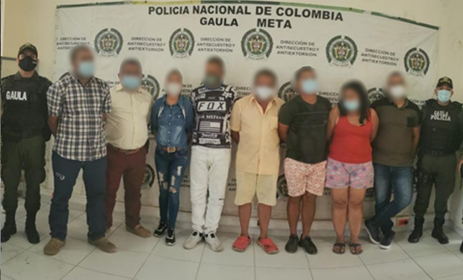 Gaula de la policía desarticuló grupo delincuencial “los topos”