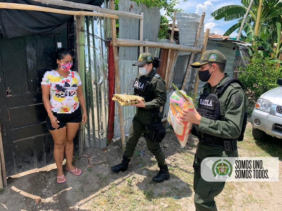 Nuestro grupo Gaula se une a la entrega de ayudas humanitarias