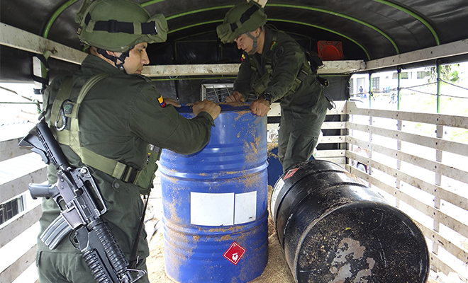 Con-la-Campaña Militar-y-Policial-Zeus-se-propinó-tres golpes-al-narcotráfico-en-el-Meta