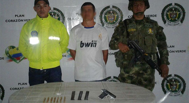 La Policía Nacional-propina golpes a la delincuencia-San Martín-Meta