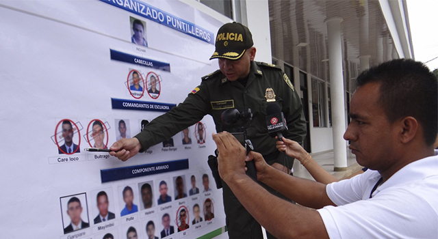 La Policía Nacional-propina golpe a la columna vertebral de ‘los puntilleros’-en el Meta