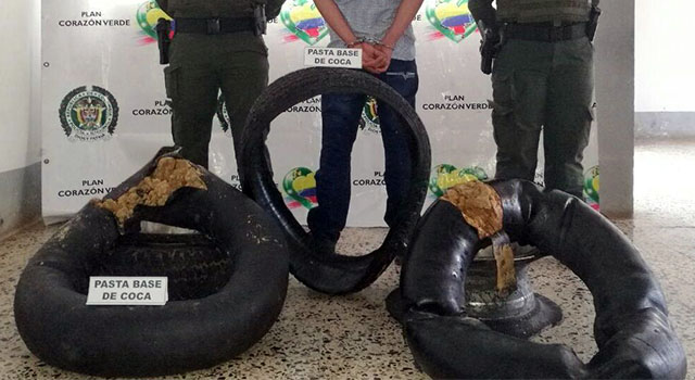 En la región del Ariari-la Policía-propina golpe al tráfico de estupefacientes