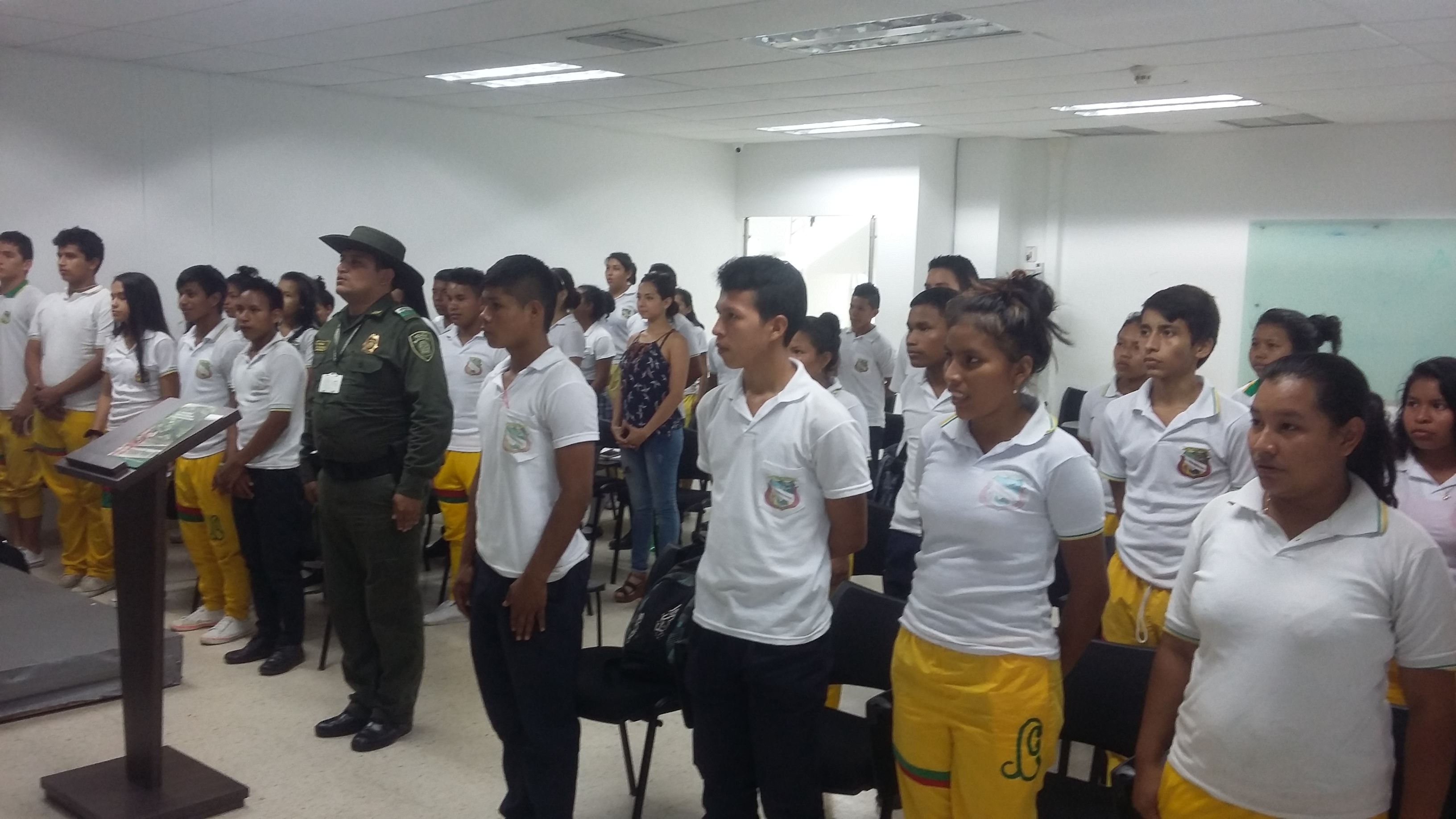 lanzamiento del grupo  amigos de la naturaleza en Inírida 