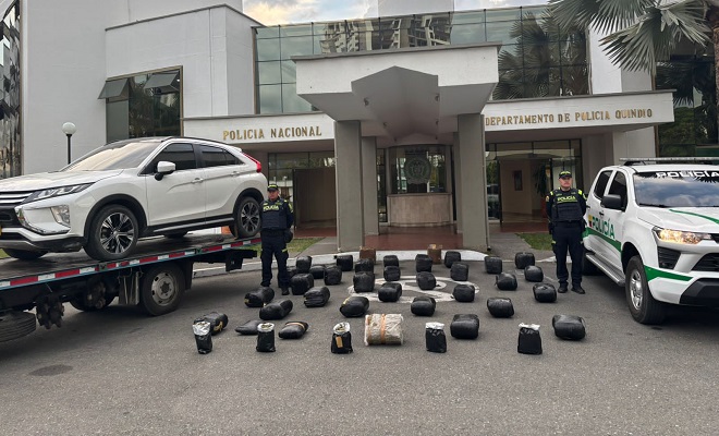 Incautados 175 kilos de marihuana en operativo en el barrio El Milagro, Quindío