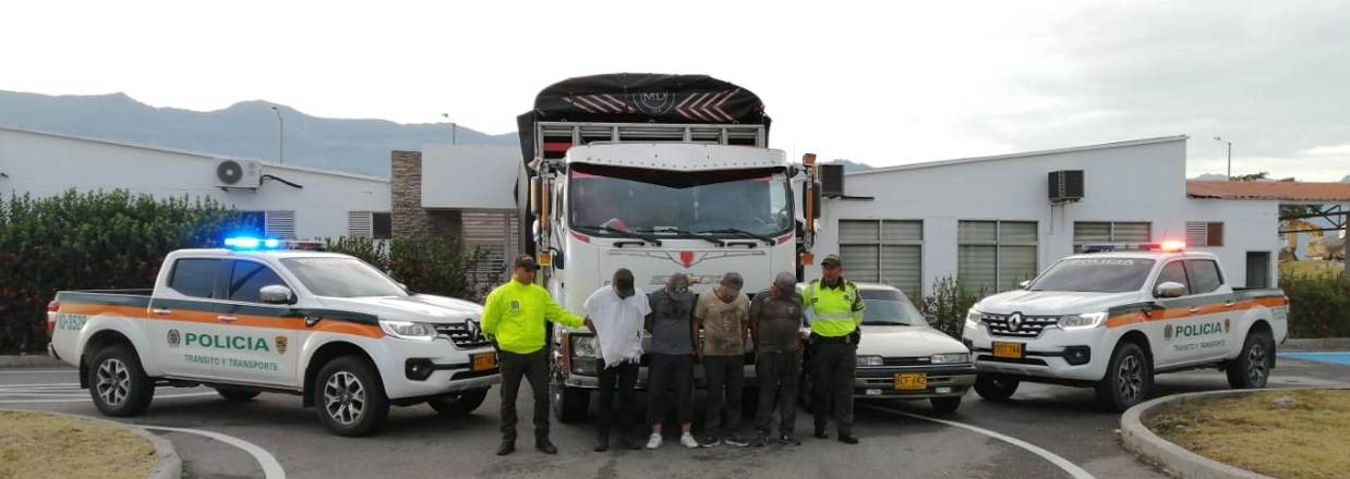 Delincuencia común organizada dedicados a la piratería terrestre en el eje cafetero y Bogotá