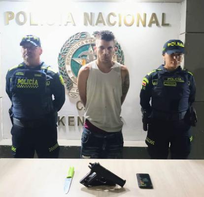 Capturo en flagrancia un hombre por el delito de hurto calificado y agravado