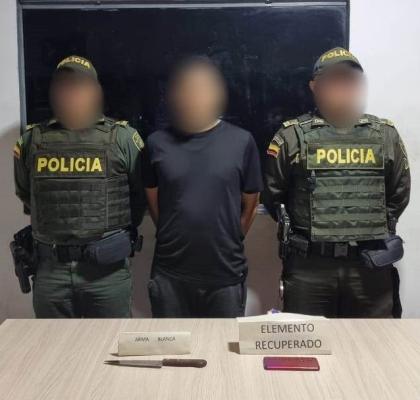 Capturado por el delito de hurto calificado y agravado