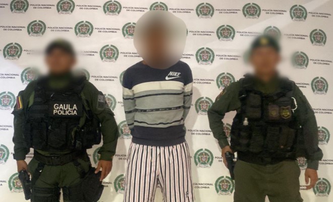 Presunto integrante del grupo delincuencia común organizada ‘Los Lázaros’