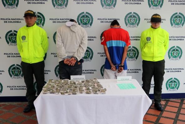 Capturados con 799 gramos marihuana y 22 gramos de cocaína