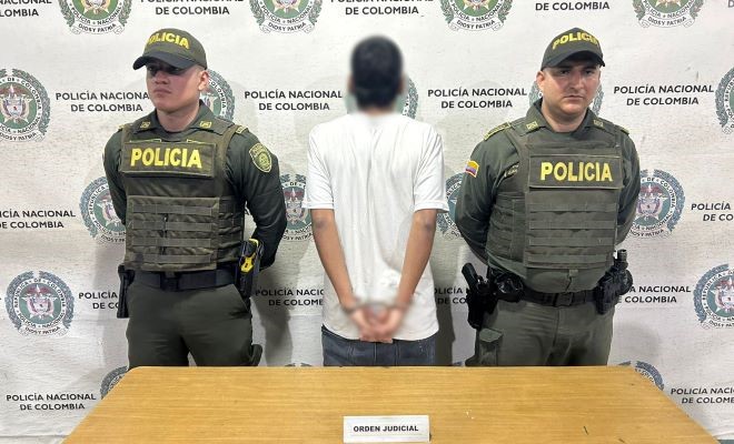 Con orden judicial por el delito de tráfico, fabricación y porte ilegal de armas de fuego, es capturado en la comuna Cuba