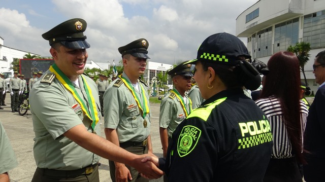 Nuestros hombres y mujeres de la Policía Metropolitana de Pereira, son destacados por su buen trabajo