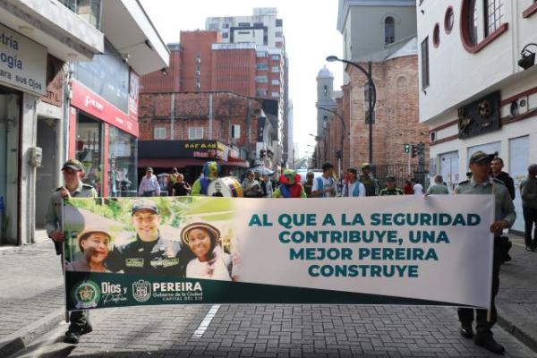 La campaña realizada fue efectuada en las principales calles de la capital risaraldense 