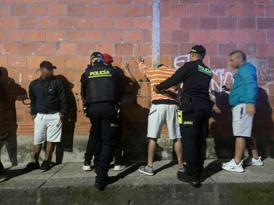 Registros a personas en vía pública del área metropolitana de Pereira