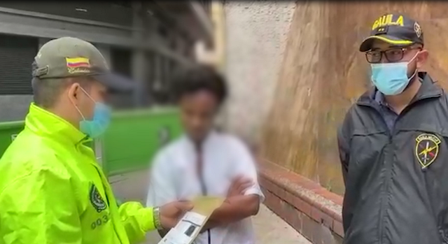 Capturada por extorsión