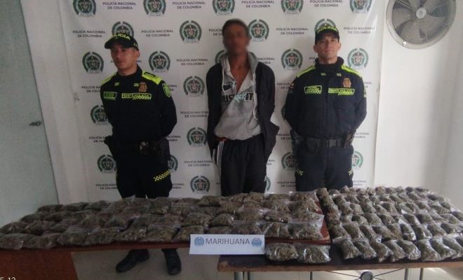 Este sujeto utilizaba su condición de habitante de calle para camuflar el alucinógeno