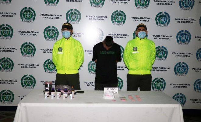 En el procedimiento adelantado fueron incautados varios elementos ilícitos