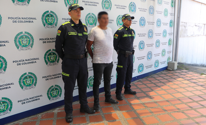 En la ciudad de Pereira es capturado un hombre por el delito de homicidio, entre otros delitos
