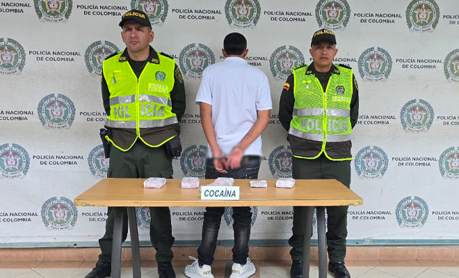 Operativo llevado a cabo, gracias a los controles realizados en las vías nacionales de ingreso a Pereira