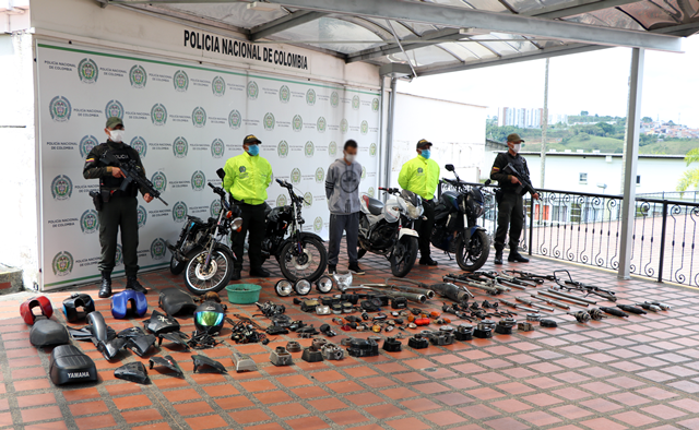 Capturado por hurto de motocicletas