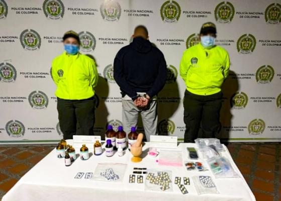 Capturado por porte de estupefacientes