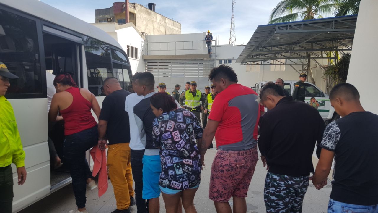 Estarían al parecer asociado al clan del golfo  