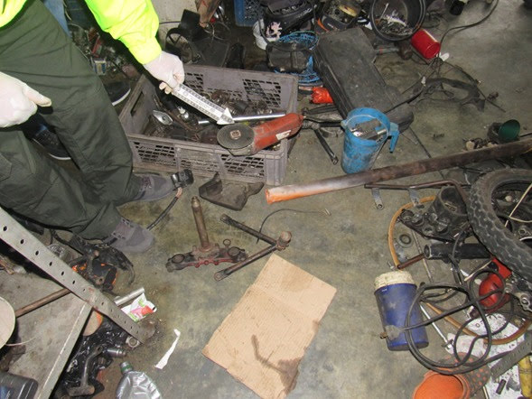 hurto, la Dorada Desguazadero Motos