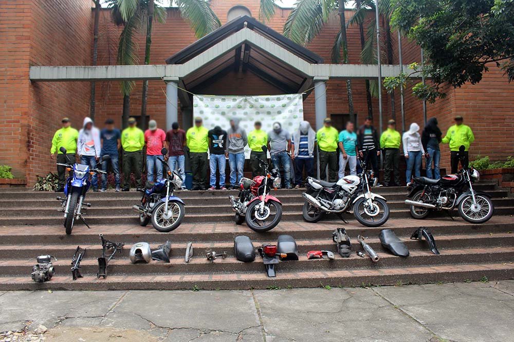 Operación “la banca” contra el hurto de motocicletas permite 14 capturas
