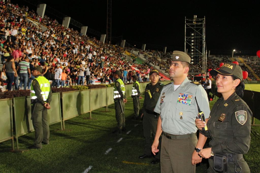Policía garantizó la seguridad en la Celebración de los 467 años de Ibagué