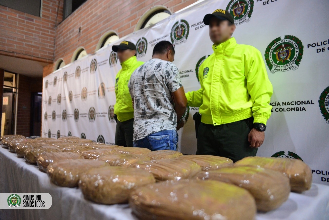 50 kilos de clorhidrato de cocaína incautada en Bello Antioquia 