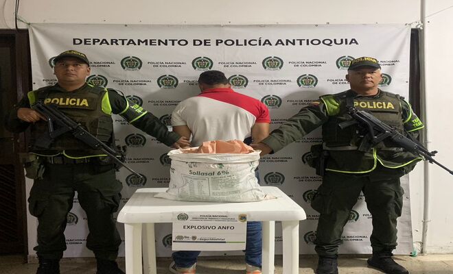 Capturados dos hombres e incautadas sustancias químicas y explosivos destinados al narcotráfico.