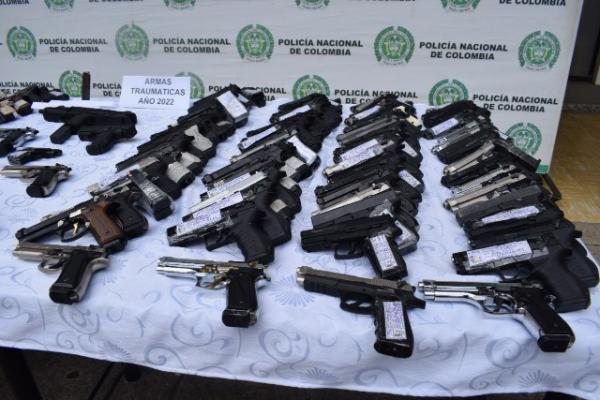 Incautación armas traumáticas