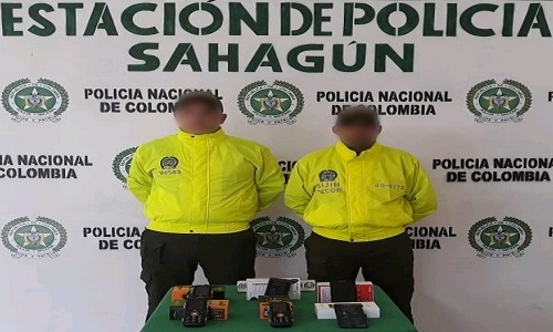 Las acciones policiales se llevaron a cabo en los municipios de Montelíbano, Tuchín, Sahagún, San Andrés de Sotavento y Planeta Rica